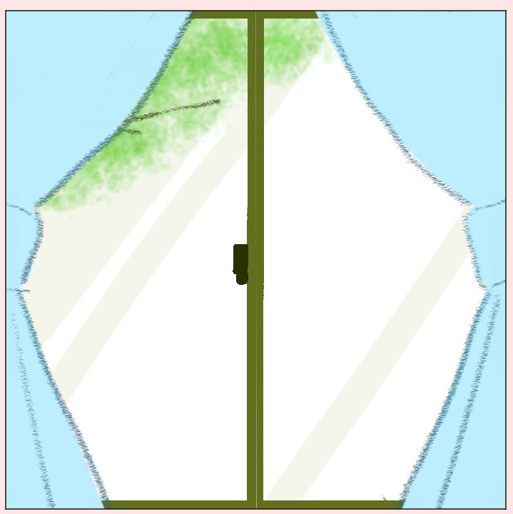 ガラス修理イラスト