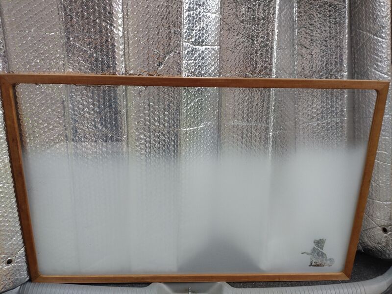 ガラスの曇加工